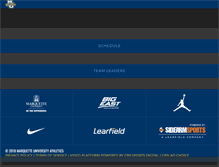 Tablet Screenshot of marquettebasketball.com